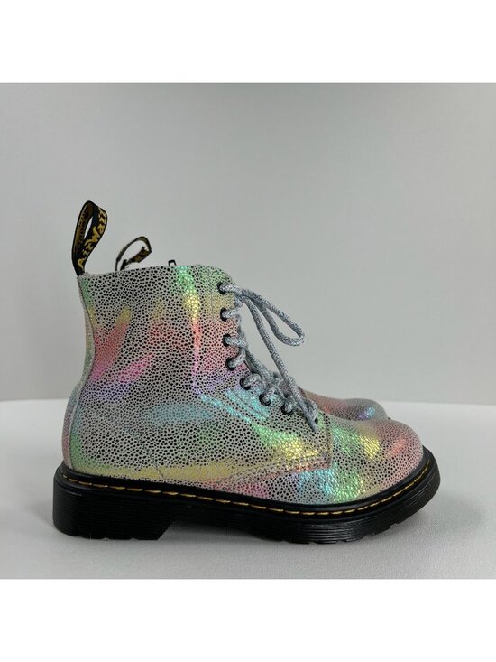 Dr. Martens Other - Dr Martens AirWair 1460 Pascal J Boots Kids US 2 Zip Leather Rainbow Iridescent